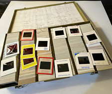 Vtg 35mm Slide Lot 750+ 1960s 1970s Travel Jamaica Europe Metal Box picture