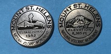 Mount St Helens National Volcanic Monument Before/After Token picture