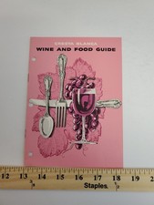 Cresta Blanca Wine and Food Guide Livermore California 1950's Booklet Pamphlet picture