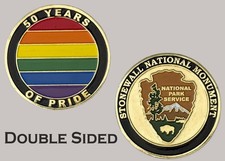 Stonewall National Monument 50 Years Of Pride Challenge Coin J#26 picture