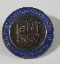 Rare - New York Society of the Order of the Founders and Patriots of America Pin picture