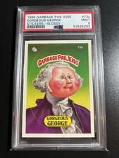 1985 Garbage Pail Kids Series 2 OS2 #73a Gorgeous George GLOSSY PSA 9 MINT GPK picture