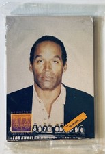 1994 In Pursuit of Justice OJ Simpson Promo SEALED 10 Card Set picture