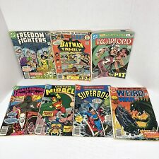 LOT (7): 1976-1981 DC Comics Batman/Superboy/Freedom Fighters/The Warlord + More picture