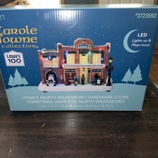 Carole Towne 2021 LED Lowe's North Wilkesboro Hardware Store Musical NIB picture