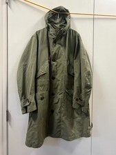Vintage M-1947 – M47 US Military Overcoat Parka Medium picture
