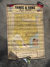 Vintage Nash Motors Auto Parts Dealer Promo Houston Texas Map Advertising Sign picture