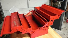 Vintage  Cantilever Toolbox Tool Box Antique picture