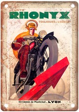 1930 Vintage LA MOTO Motorcycle Ad Retro Look Reproduction Metal Sign F197 picture