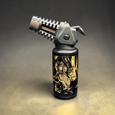 JOBON Jet Torch Lighter Windproof Refillable Butane Adjustable Flame Metal picture