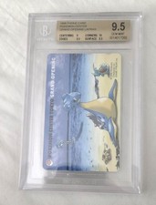Pokemon Center Tokyo 1998 Phone Card Grand Opening Lapras Beckett 9.5 BGS picture