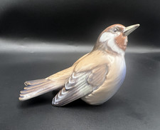 Vintage Dahl Jensen DJ Copenhagen Denmark Porcelain Bird Figurine 1232 Goldfinch picture