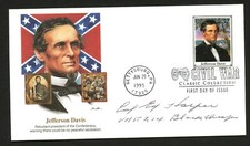 Ed Harper d2014 signed autograph auto FDC cover Black Sheep Squadron WWII PC136 picture