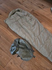 USGI Intermediate Cold Weather SLEEPING BAG Urban Grey  VGC + Stuff Sack picture
