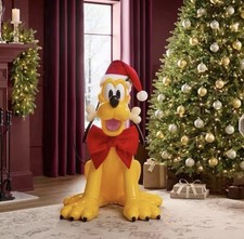 Disney 3.5 FT Animated Pluto Holiday Christmas Animatronic  USA picture