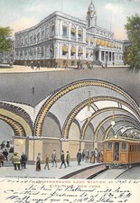 New York City New York City Hall Underground Loop Station Postcard picture