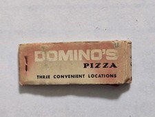 Super Rare Domino's Pizza Matchbook Complete Historic Find Original 3 Stores WRC picture