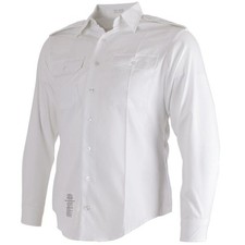 US Army ASU White Dress Long Sleeve Uniform Shirt 16- 32/33-C Long Sleeve Large picture