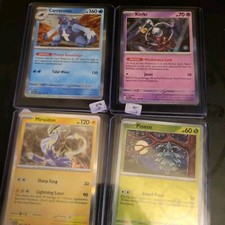 2023 - 2024 Pokemon Cards 3x Holos 1 X Reverse Holo picture