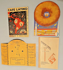 1938 NYC Nightclub & World's Fair Menu LOT from Toronto Socialite's Collection picture
