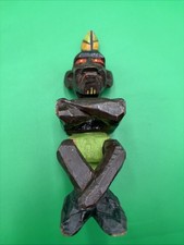Rare 1961 Kaywoodie Pipes Hand Carved Figure Original Postmarked Shipping Box picture