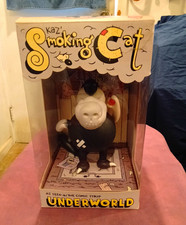 Rare 2003 Critterbox Underworld Kaz Smoking Cat 6