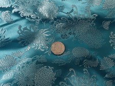 VINTAGE SILK BROCADE 4 YARDS picture