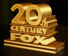 20th Century Fox 3D printed Logo Sign Wall Desk Shelf Art picture