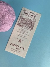 1980s Savannah History Liberty Inn Brochure  picture