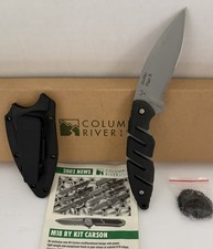 CRKT 2813 Ryan Plan B Fixed Blade Knife Serrated Sheath Box NOS Vintage picture