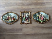 Vintage Victorian 3 pcs wall decor Made in Italy picture