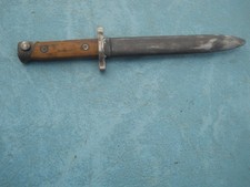 WW2 Italian ORIGINAL VINTAGE WW2 M1938 M-1938 FIXED BAYONET AND SCABBARD Italy picture