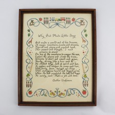 Framed  Poem Why God Made Little Boys picture