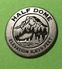 Vintage Yosemite Half Dome Round Collectible Token picture