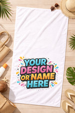 Two Personalized Custom Embroidered Towel – Personalized Name or Design picture