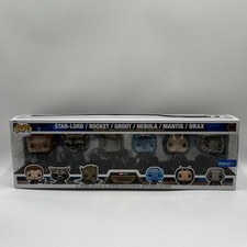 6 Funko Pops Guardian Galaxy Star-Lord, Rocket, Griot, Nebula, Mantis,Drax NIB picture