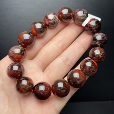 12mm Natural Aurora23 Bead Bracelet Reiki Crystal Quartz Healing Decorate 1pc picture