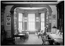 Concord New Hampshire Reverend Timothy Walker House Library Bay Window 1900s picture