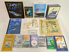 Titanic Collector Lot: Memorabilia Replicas, Walter Lord & Cameron, Books, Media picture