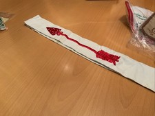 BSA Order of the Arrow Ordeal Sash White Red Embroidered Arrow 51” picture