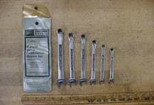 6 Pc. Craftsman 9-4292  Metric Combination Wrench Set,14mm-8mm,W/Original Pouch picture