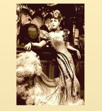 1880s Sexy Saloon Girl PHOTO Old West Dance Hall Girl Wild Beer Joint Lady picture