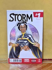 Storm #1 Variant Sketch Cover Rhiannon Owens Signed Original Art 1/1 picture