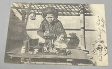 French Indochina Tonkin Opium Smokers Post Card Original Photo By R. Moreau picture