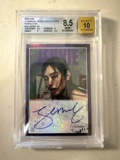 2025 GAS X Complex Cover #C6 Jennie Purple Foil Auto /25 BGS 8.5 Black Pink picture