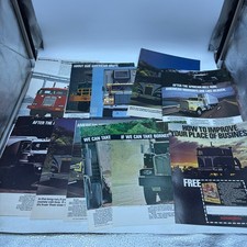 Lot of 12 Vintage 1960s-70s Kenworth Semi Truck Construction Magazine Ads picture