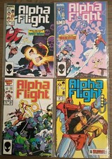 4 Key Issues Of Marvel Alpha Flight Issues 31 32 34 53 Very fine To Near mint  picture