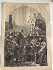 HARPER'S WEEKLY Feb 24, 1866 Lincoln Entering Richmond Civil War Civil Rights picture