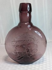 VTG 1970s Wheaton Glass Wright Brothers Amethyst Purple Bottle Museum Edition picture