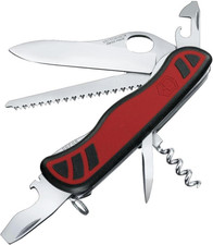 Victorinox Forester M Grip Swiss Army Pocket Knife, Red/Black | Two-Component Sc picture